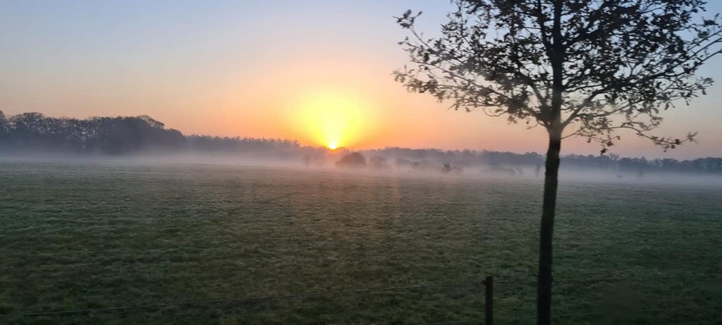 Mooie zonsopkomst