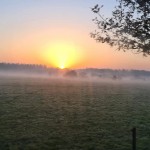 Mooie zonsopkomst